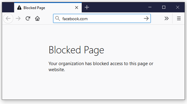 Blocked Page